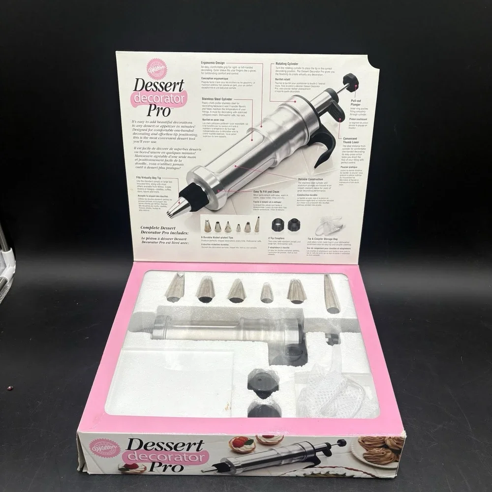 Vintage Wilton Dessert Decorator Pro Makes elgant desserts easy Cakes Cookies